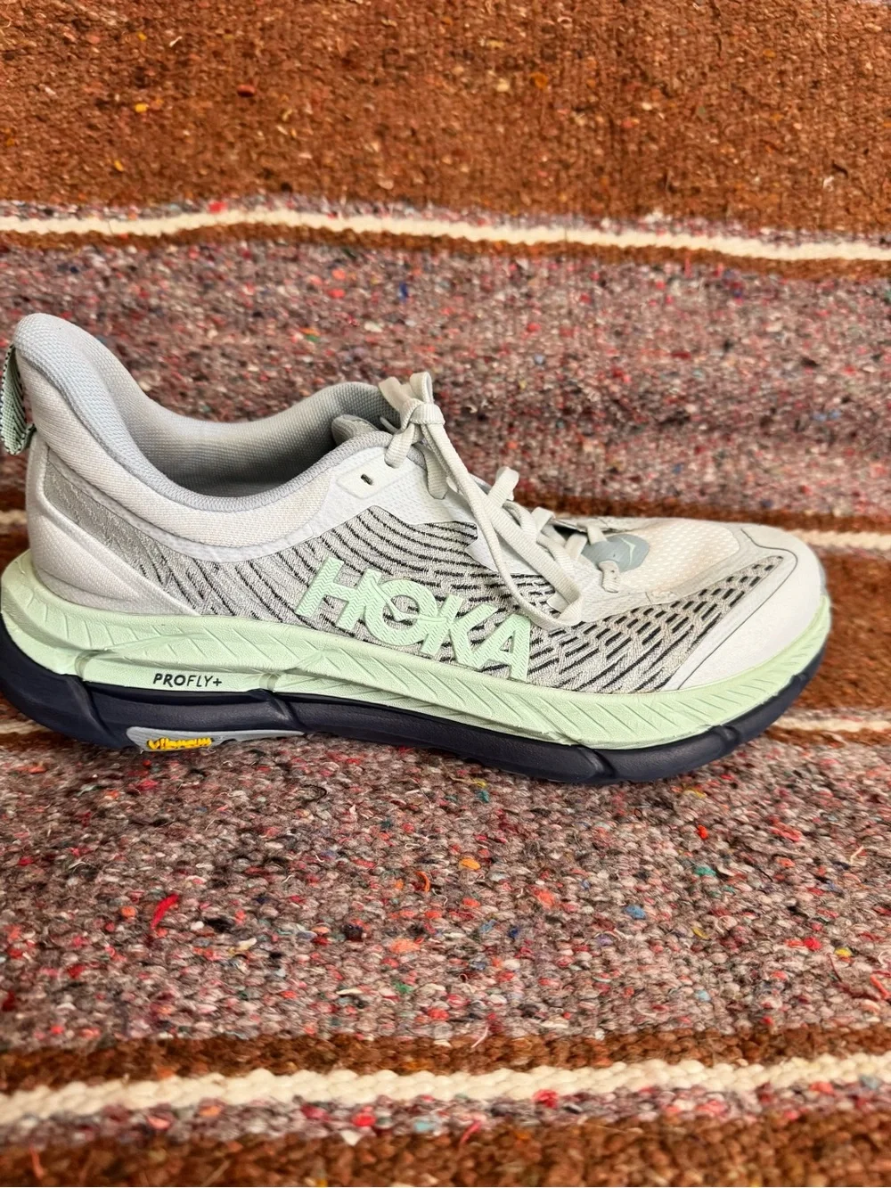 Hoka Women's Mafate Speed 4 Trail Mint Running Shoes Size 9.5